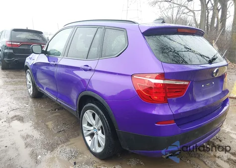 2011 BMW X3 xDrive35I from USA, damaged, VIN 5UXWX7C51BLT78169